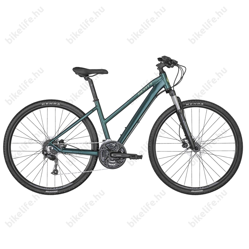 Scott Sub Cross 40 Lady női cross kerékpár 27f. Altus váltó Zoom 187 D 63mm sötétzöld M