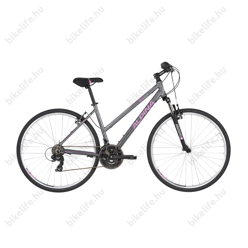 Alpina ECO LC10 Grey női cross kerékpár 21 fok. Shimano TY300 váltó, alumínium váz, teleszkóp, 16