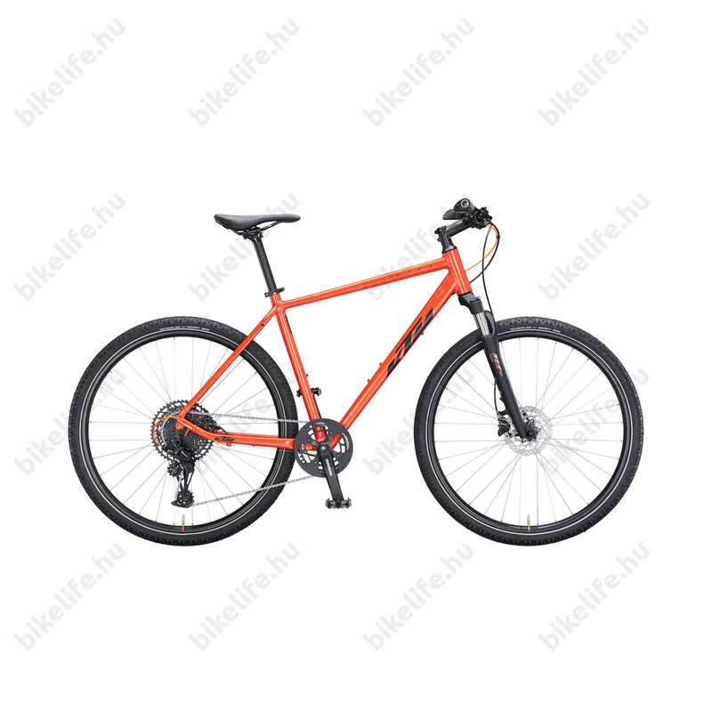 KTM Life Cross férfi cross kerékpár 12 fokozatú Sram váltó, tárcsafék, fire orange 51cm