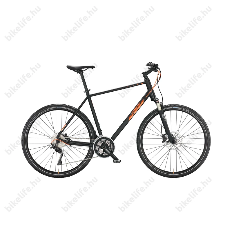 KTM X-Life 1964 Cross férfi cross kerékpár 30 fokozatú Deore XT váltó, hidraulikus tárcsafék, fekete 56cm