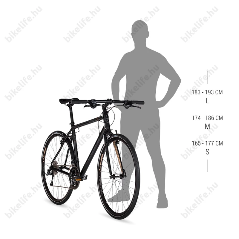 Kellys SOOT 20 gravel kerékpár 2x8 fokozartú Shimano Claris váltó, M