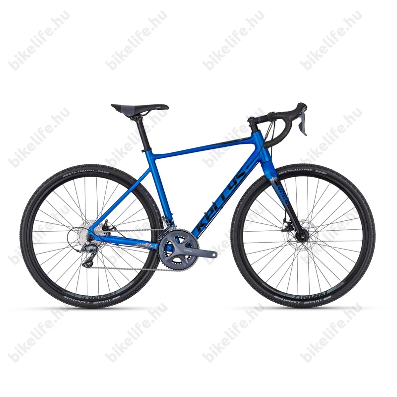 Kellys SOOT 30 országúti gravel kerékpár 16 fokozatú Shimano Claris váltó, mechanikus tárcsafék S