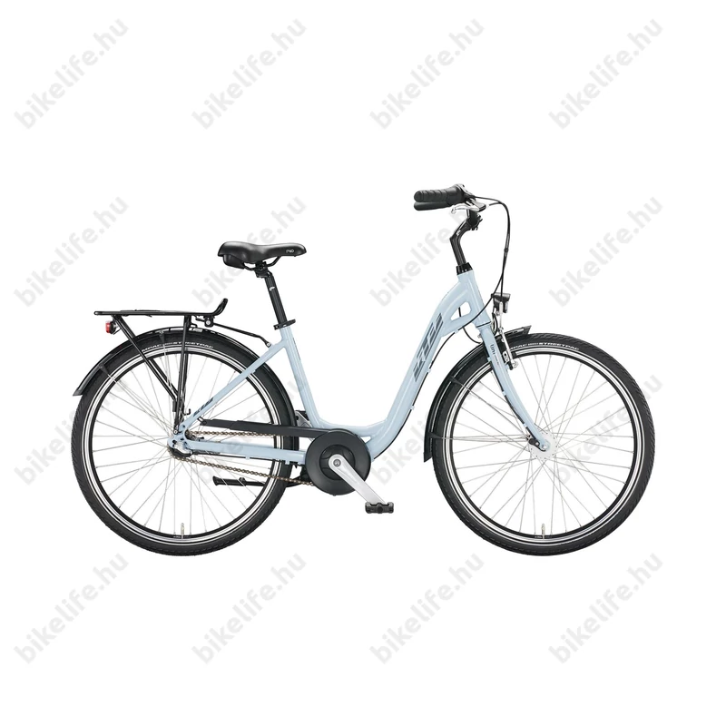 KTM City Fun 26 városi kerékpár, 3 fokozatú Shimano Nexus agyváltó, W-váz, light sky 43cm