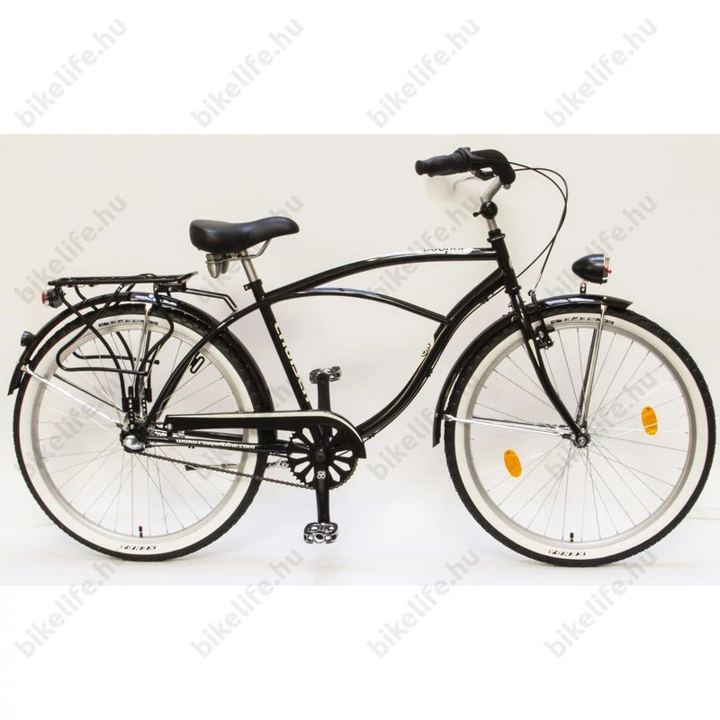Csepel Neo Cruiser kerékpár, férfi, Shimano Nexus3 agyváltó, fekete
