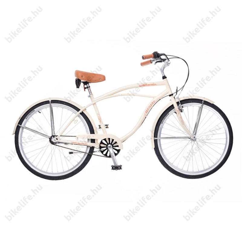 Neuzer California cruiser kerékpár Nexus3 agyváltóval férfi krém
