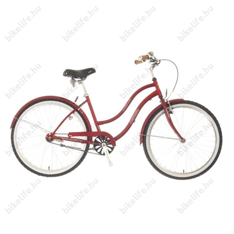 Neuzer California cruiser kerékpár Nexus3 agyváltóval női bordó