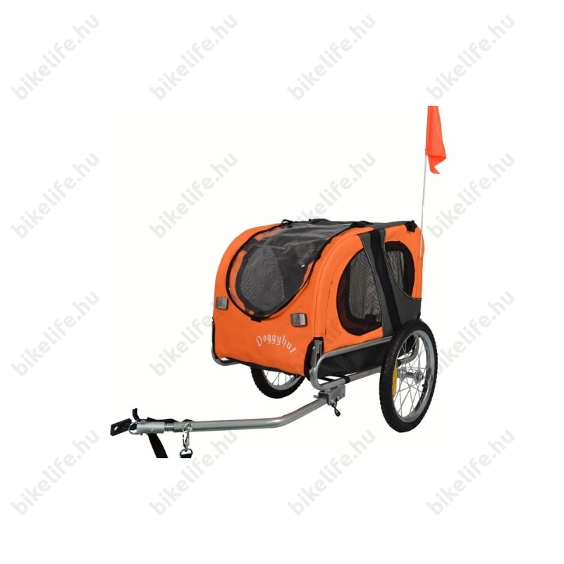 M-Wave kisállatszállító utánfutó kisebb testű kutyáknak és macskáknak