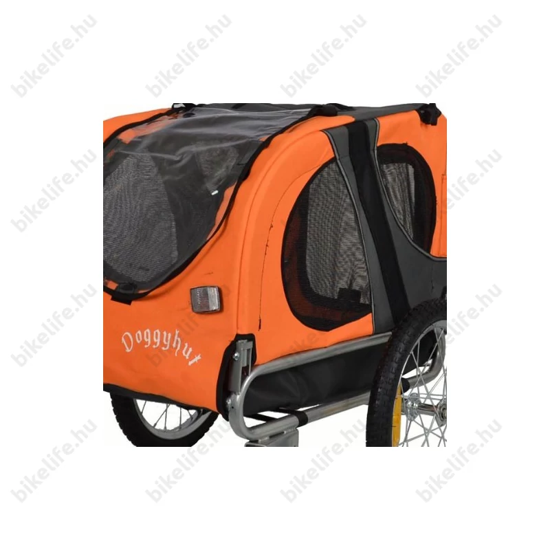 M-Wave kisállatszállító utánfutó közepes testű kutyusoknak