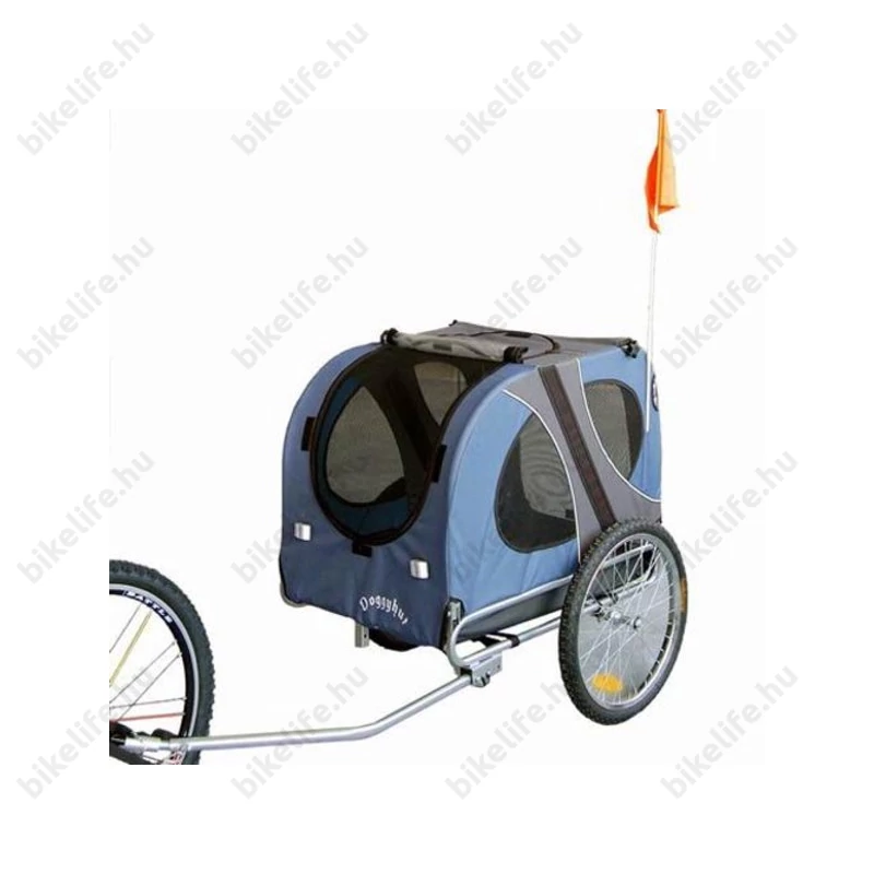 M-Wave kisállatszállító utánfutó közepes testű kutyusoknak