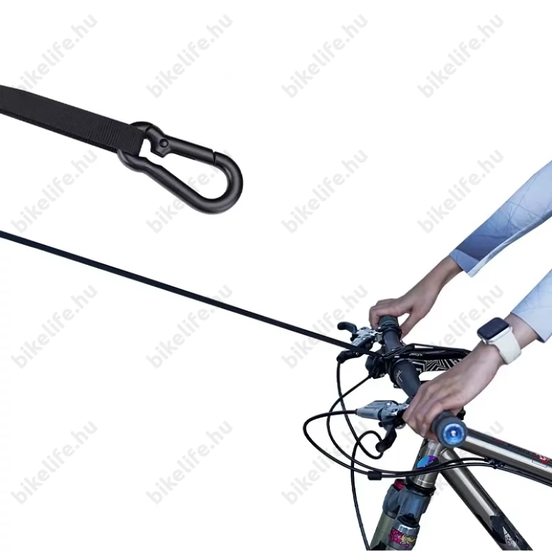 Ridepositive Bike Taxi vontatókötél nyereg alá rögzíthető 2,5 méter hosszú 100 kg terhelhetőséggel