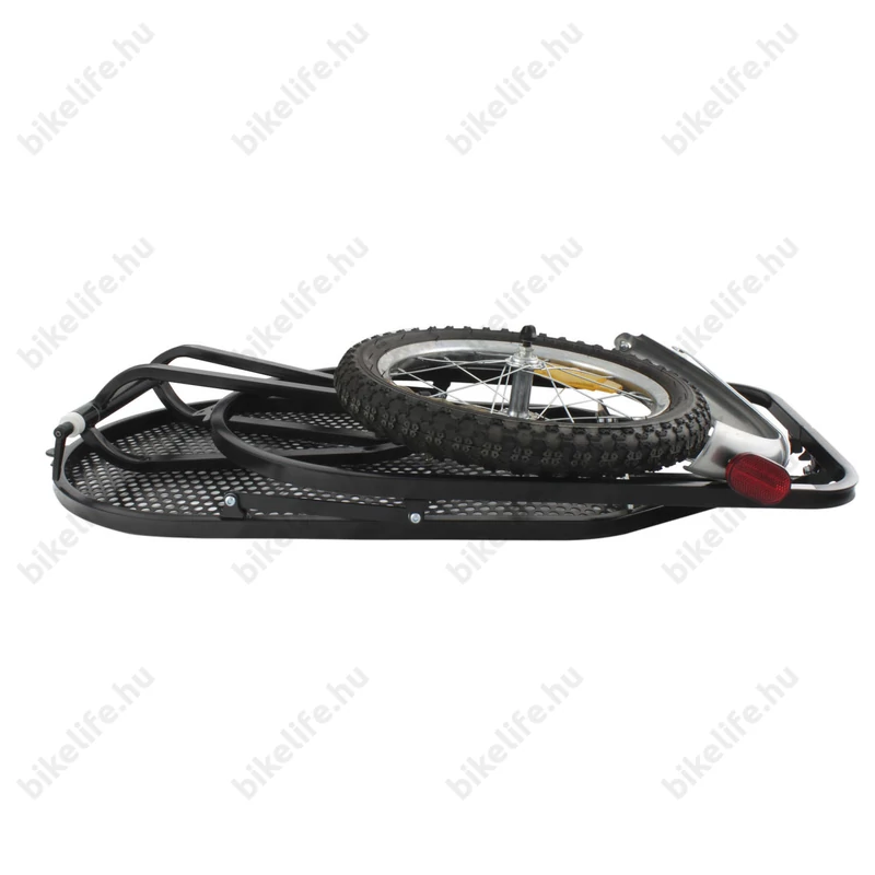 M-Wave áruszállító utánfutó, 32kg terhelhetőség, időjárás álló boritás, fekete