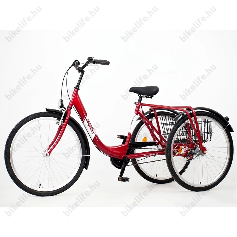 Csepel Budapest B felnőtt tricikli Shimano Nexus3 agyváltóval 26
