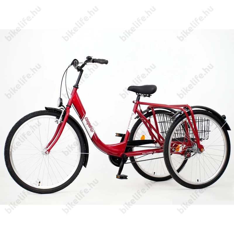 Csepel Budapest A felnőtt tricikli Shimano Nexus3 agyváltóval 26