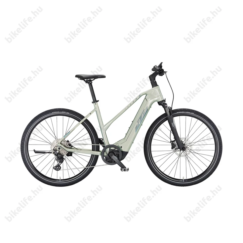 KTM Macina Cross 720 ebike női 10 fokozatú Shimano CUES Bosch Perf. CX Smart dew silver 46cm