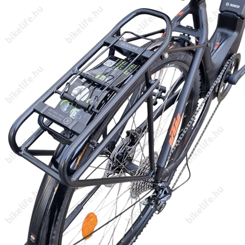 KTM Macina Tourcross A410 elektromos kerékpár Bosch Active Line 9 fokozatú Altus váltó matt fekete 43cm