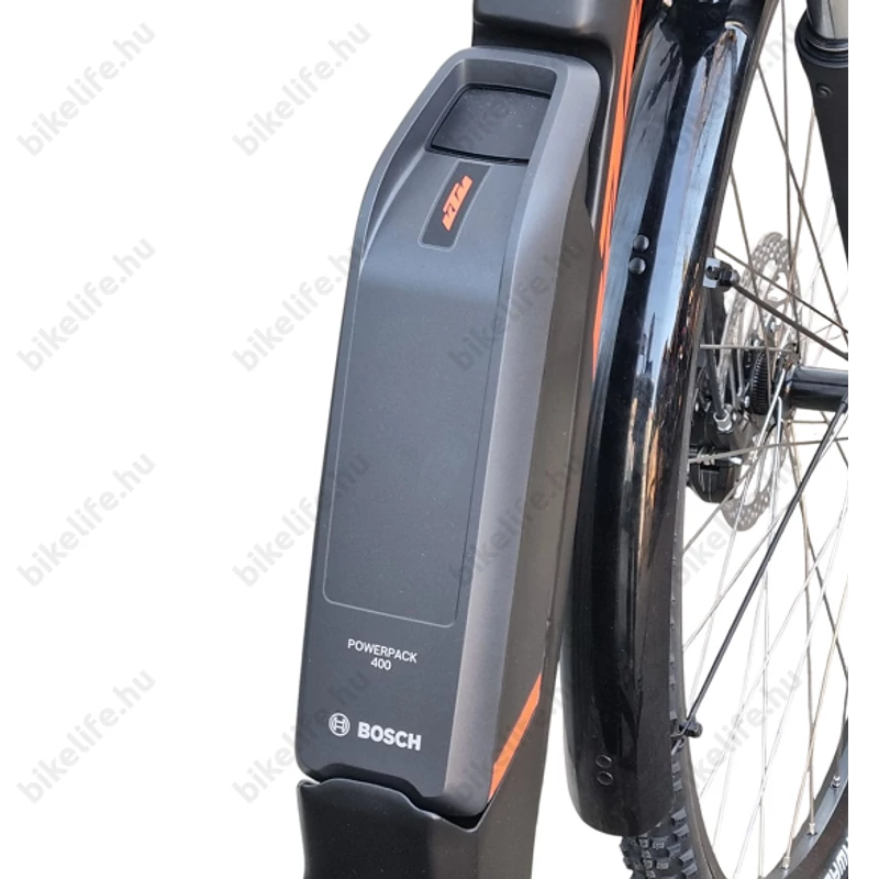 KTM Macina Tourcross A410 elektromos kerékpár Bosch Active Line 9 fokozatú Altus váltó matt fekete 43cm