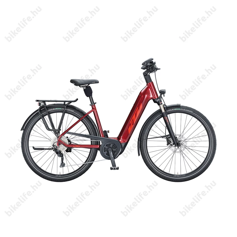 KTM Macina Tour P610 elektromos kerékpár Bosch Performance Line meghajtás monováz, dark red, 43cm
