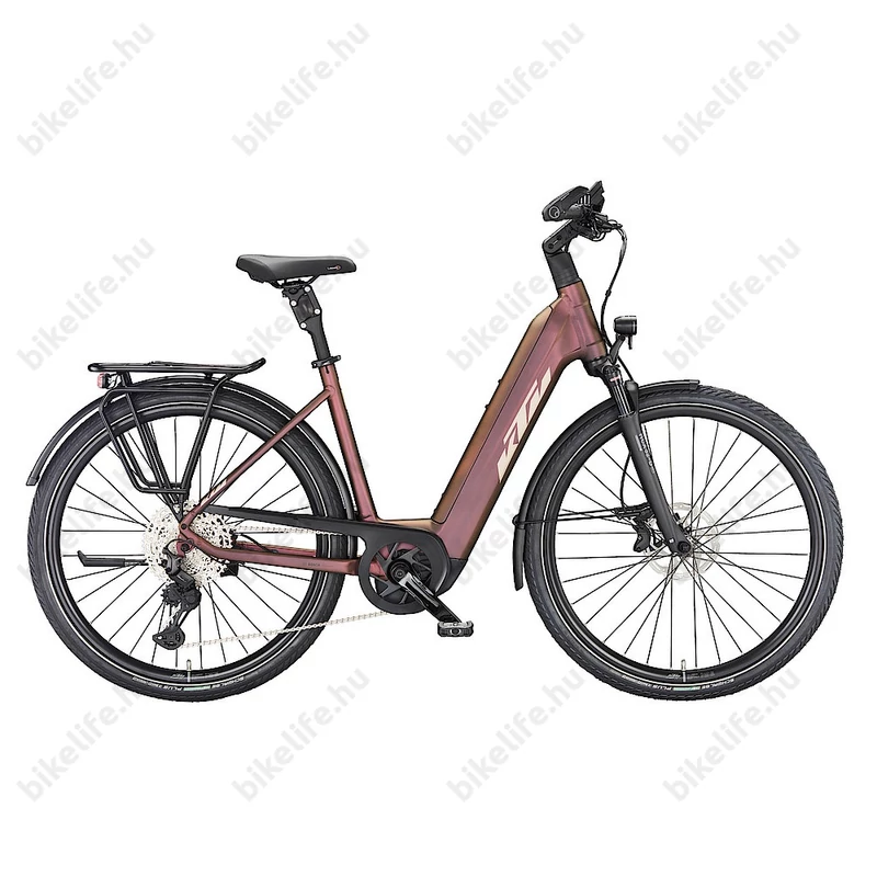 KTM Macina Style 720 női trekking Ebike/pedelec kerékpár Bosch Performance Line CX 85Nm/750Wh, 11 fokozatú Deore XT váltó, sunset matt, monováz, 46cm