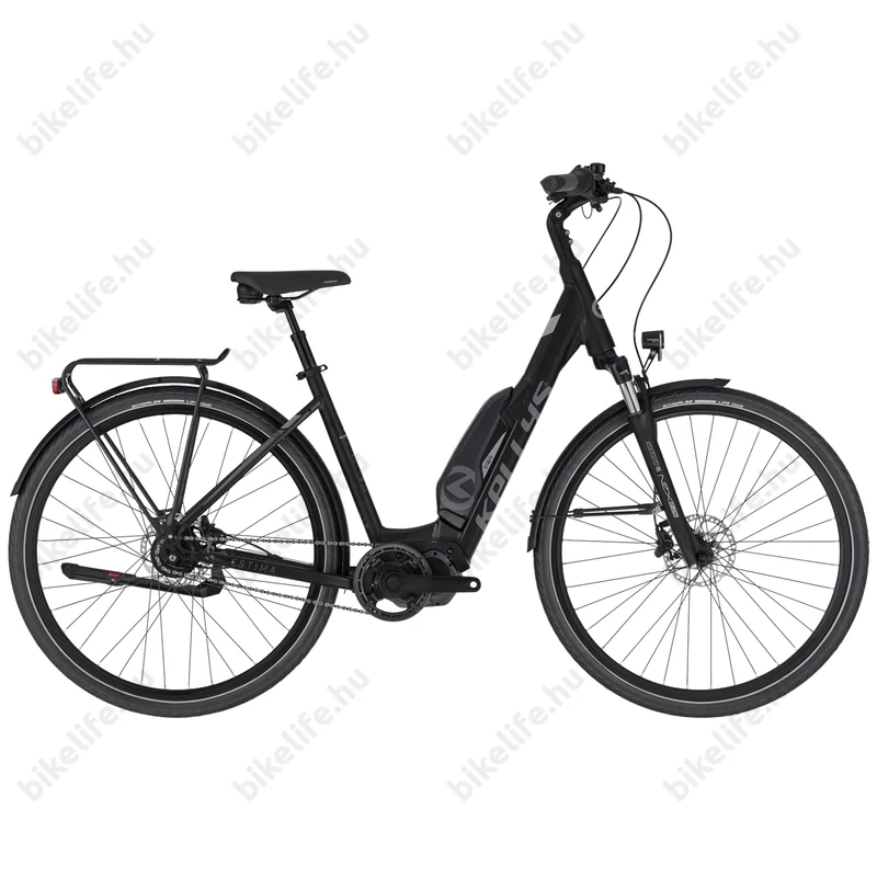 Kellys Estima 50 Black Ebike/ Pedelec City 8 fokozatú Nexus agyváltó, agydinamó, teleszkóp M