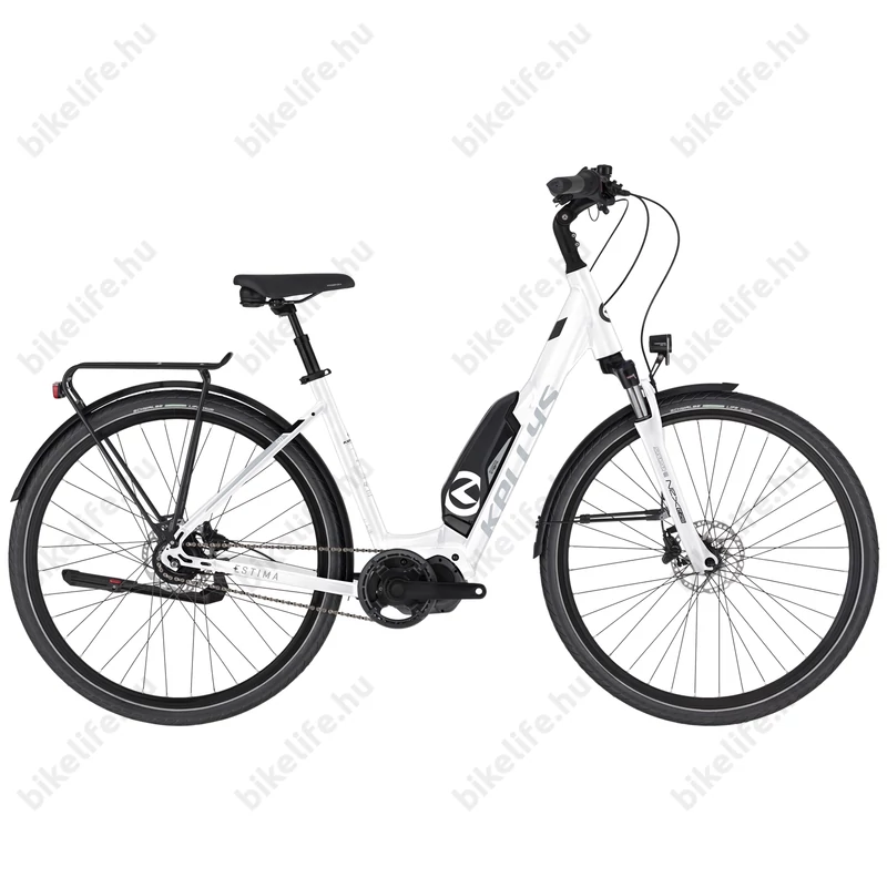 Kellys Estima 50 White Ebike/ Pedelec City 8 fokozatú Nexus agyváltó, agydinamó, teleszkóp M
