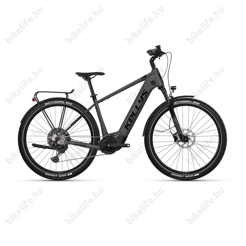 Kellys E-Carson 90 Grey férfi ATB trekking Ebike 11 fokozatú Deore XT váltó, Panasonic meghajtás, M