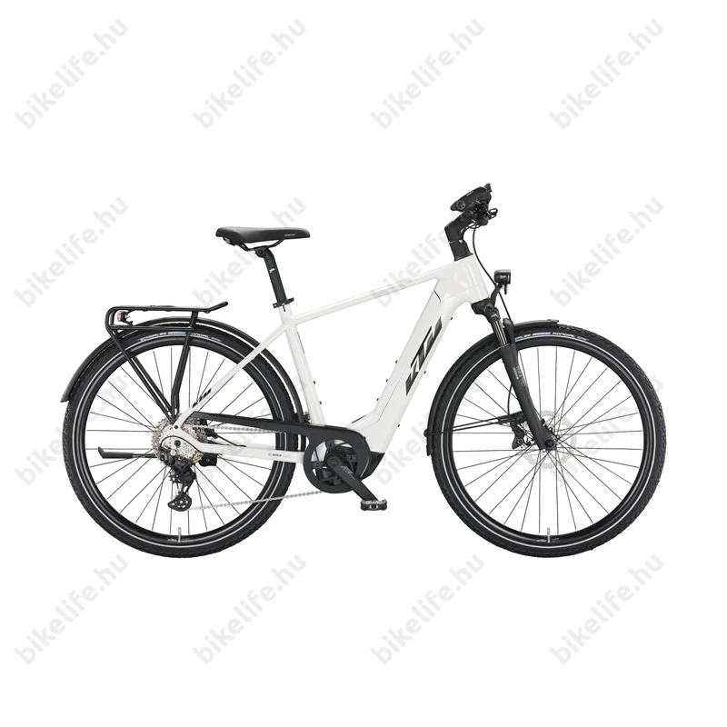 KTM Macina Sport 720 elektromos kerékpár Bosch Performance Line CX, 10 fokozatú Deore váltó, férfi, fehér 51cm