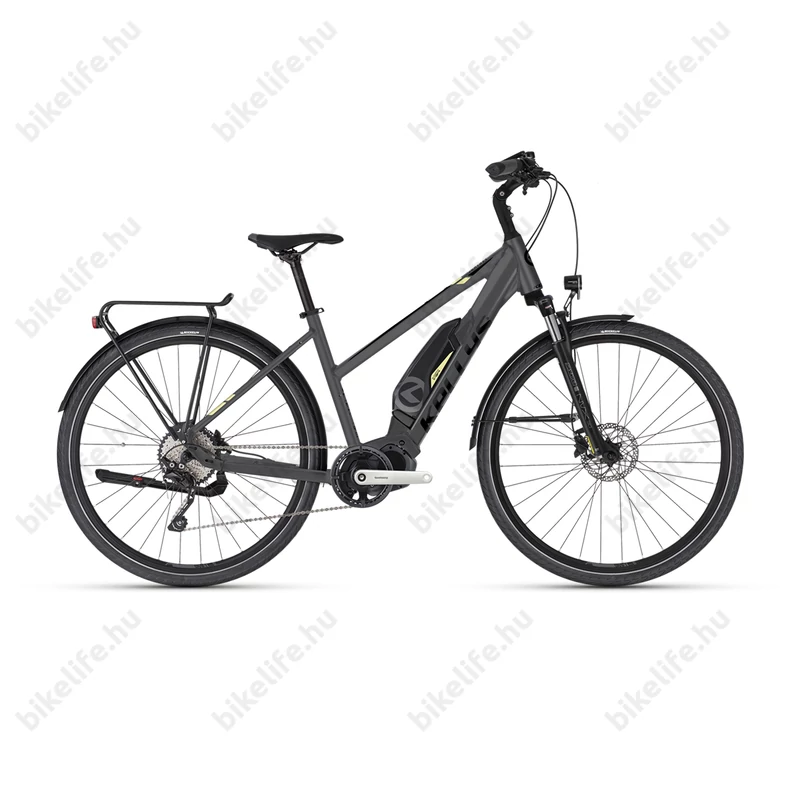 Kellys E-Cristy 10 Grey női trekking Ebike 9 fokozatú CUES váltóval Shimano Steps rendszerrel 630 Wh akkuval S