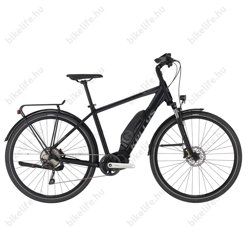 Kellys E-Carson 10 Black férfi trekking Ebike 9 fokozatú Altus váltó, Steps meghajtás, M