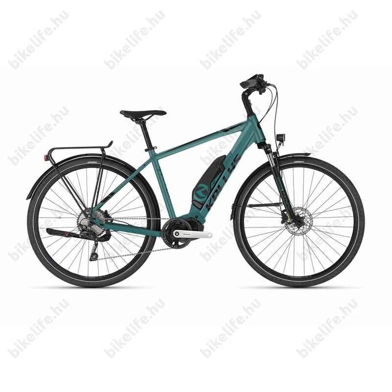 Kellys E-Carson 10 Teal trekking ebike Shimano Steps meghajtás 504Wh akkumulátor, Shimano Altus váltó M