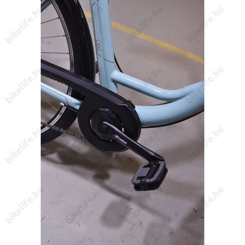 Neuzer Ebike E-trek Lido női celeste 7 seb. acél váz + teleszkóp 28