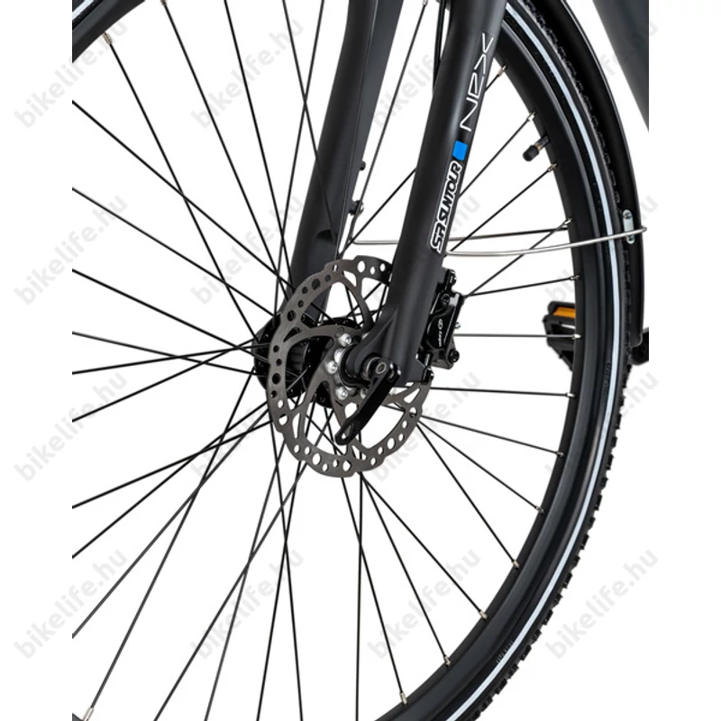 Neuzer Planear monovázas trekking ebike 70Nm-es Bafang középmotorral 470 Wh-s akkumulátorral