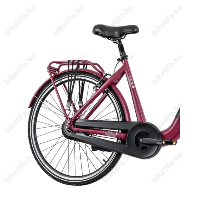 Neuzer Easyboarding alacsonyátlépésű ebike mattbordó integrált 461Wh-s akkumulátorral és nyomatékszenzorral