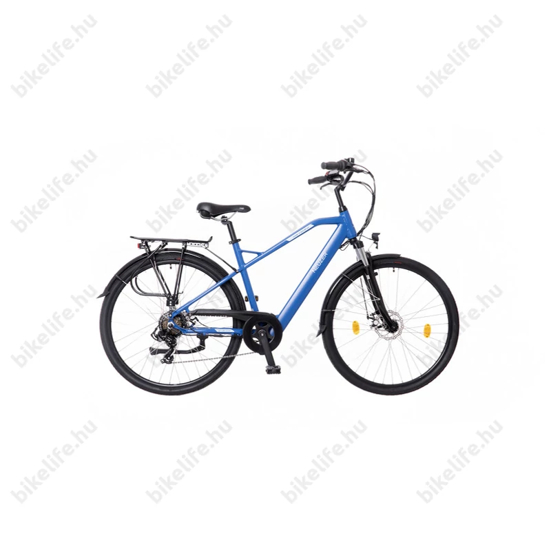 Neuzer Sorrento férfi elektromos kerékpár XOFO hátsó agymotoros, 40Nm/324Wh matt kék 19