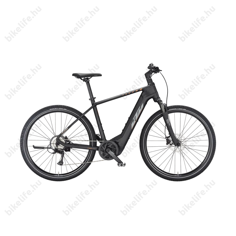 KTM Macina Cross 510 elektromos kerékpár Bosch Performance CX Smart, 8 fokozatú Altus váltó, férfi fekete 56cm