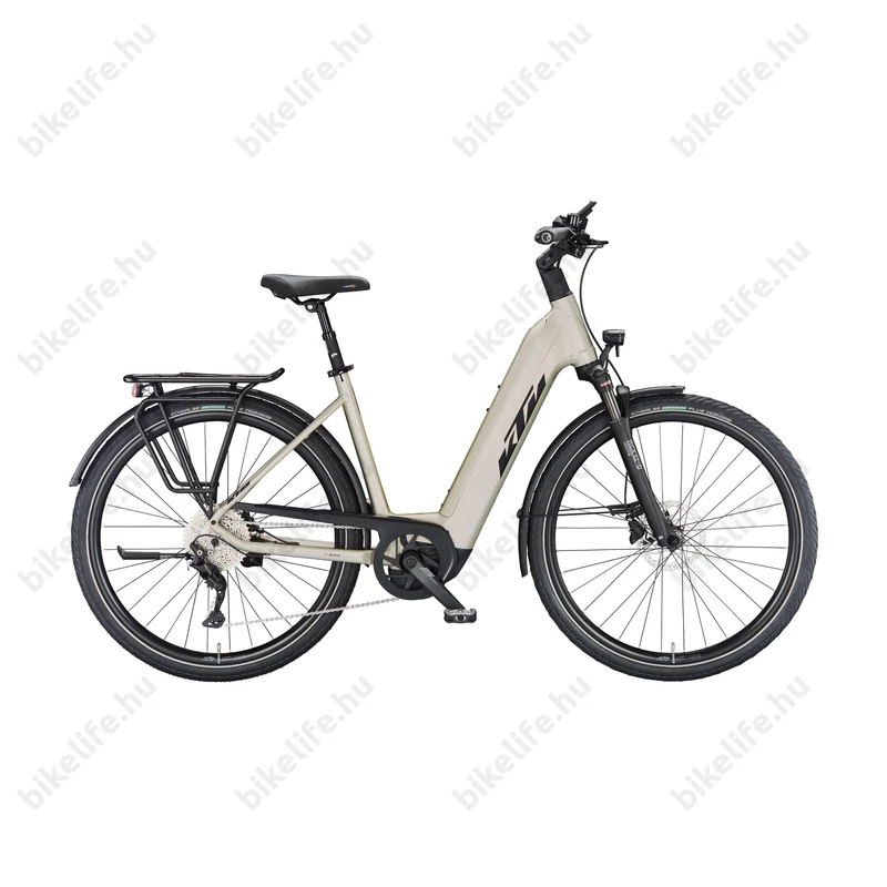 KTM Macina Style 740 elektromos kerékpár Bosch Performance Line CX Smart, 10 fokozatú Deore váltó, női, pezsgő 43cm