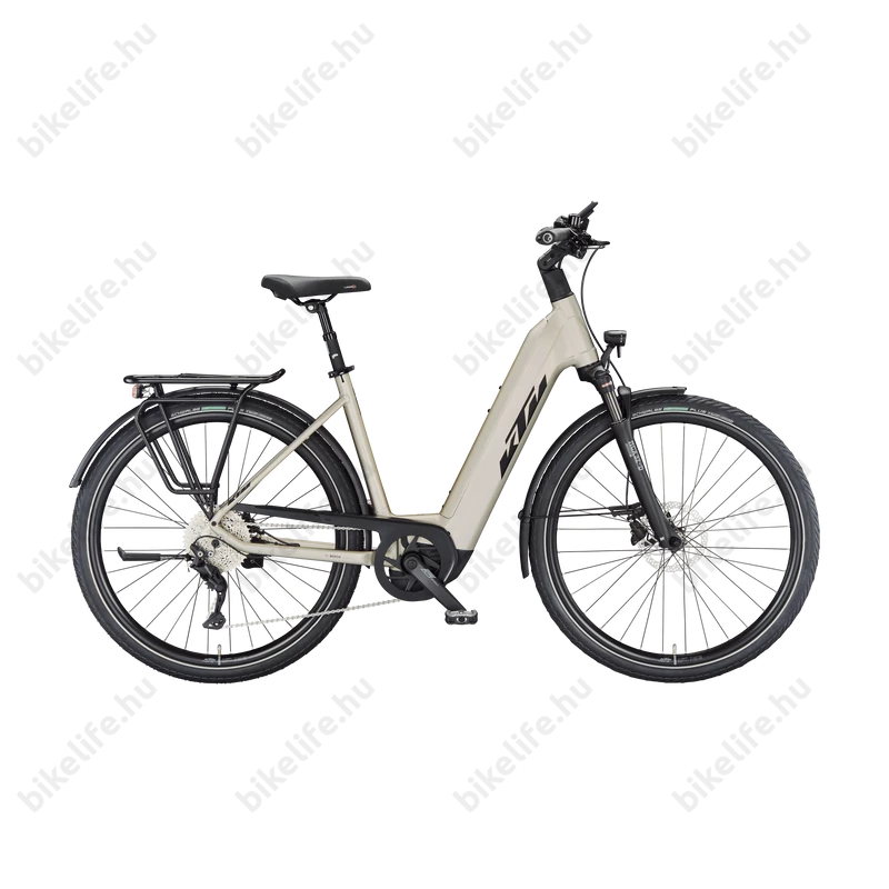 KTM Macina Style 740 elektromos kerékpár Bosch Performance Line CX Smart, 10 fokozatú Deore váltó, női, pezsgő 46cm