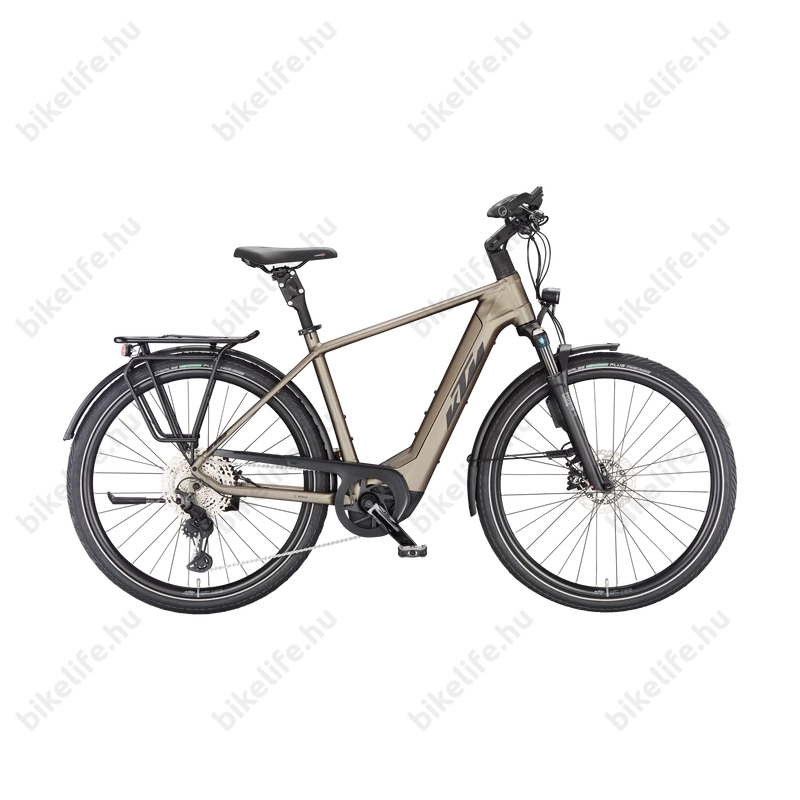 KTM Macina Style 720 ABS elektromos kerékpár Bosch Performance Line CX, 11 fok. Deore XT váltó, férfi, matt tölgy 51cm