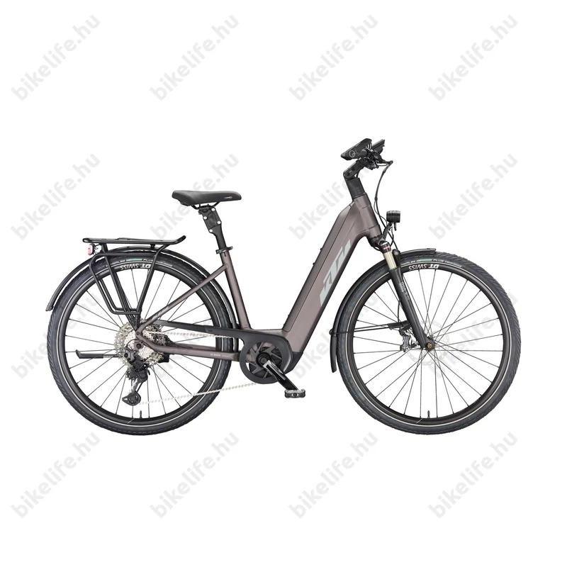 KTM Macina Style 710 elektromos kerékpár Bosch Performance Line CX Smart, 11 fokozatú Deore XT váltó, női mono váz, bodza 46cm