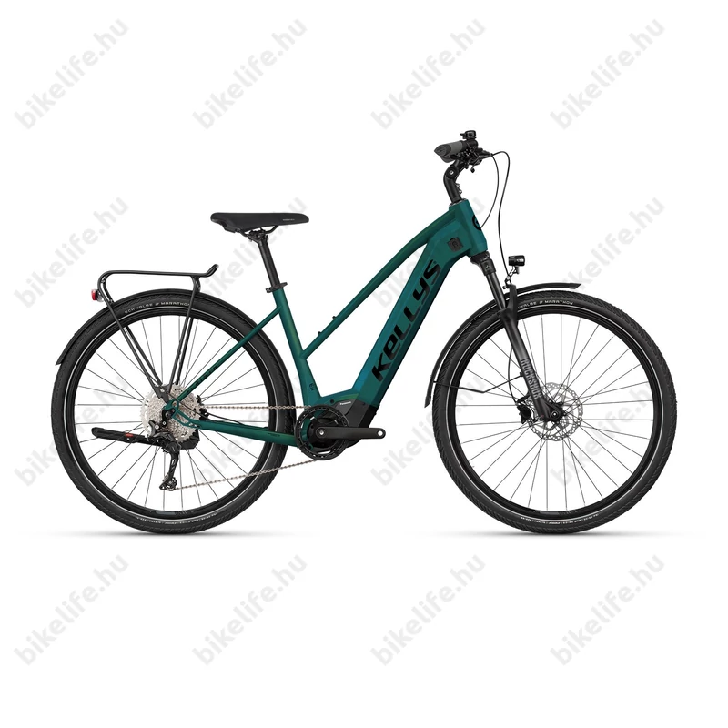 Kellys E-Cristy 70 Magic Green női trekking Ebike, Panasonic 95Nm/725Wh meghajtás, 10 fok. CUES váltó, S
