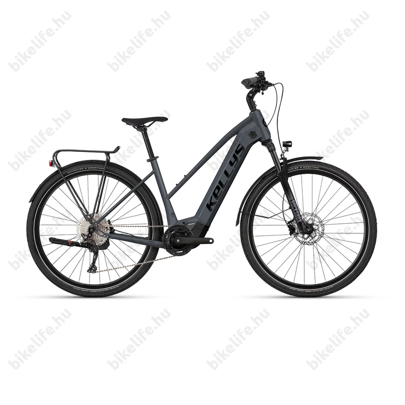 Kellys E-Cristy 70 Graphite Borealis női trekking Ebike, Panasonic 95Nm/820Wh meghajtás, 11 fok. Deore XT váltó, M