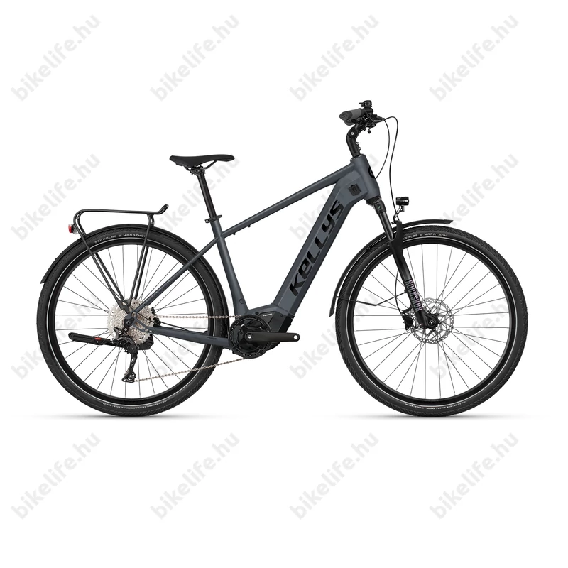 Kellys E-Carson 70 Graphite Borealis férfi trekking Ebike, Panasonic 95Nm/820Wh meghajtás, 11 fok. Deore XT váltó, L