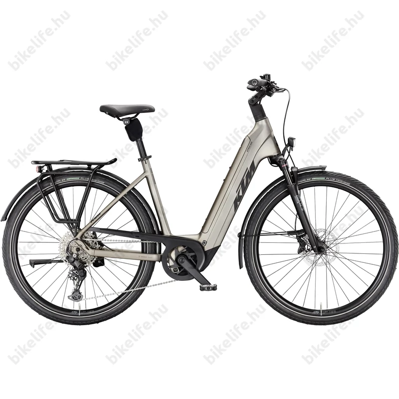 KTM Macina Style 830 női trekking Ebike/pedelec kerékpár Bosch Performance Line CX 100Nm/800Wh, 10 fokozatú CUES váltó, oak matt, mono vázas 43cm
