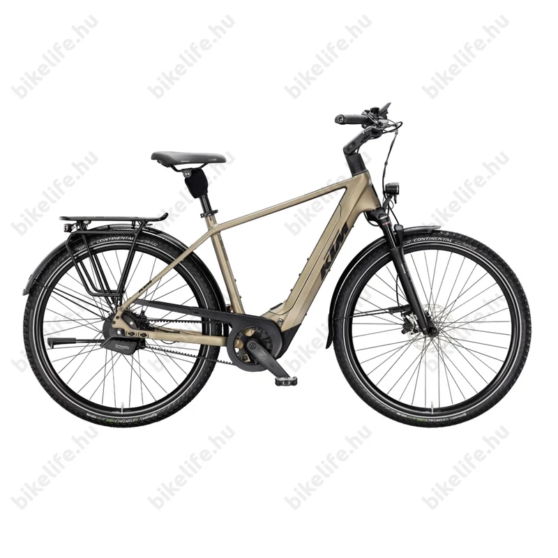 KTM Macina City 810 Belt elektromos kerékpár Bosch Performance CX Smart meghajtás Gates szíjhajtás Nuvinci Enviolo matt olive pearl 51cm