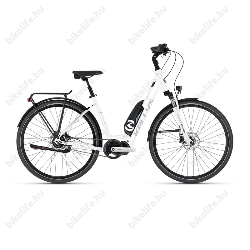 Kellys Estima 40 White Ebike/ Pedelec City 8 fokozatú Nexus agyváltó, 40Nm/504Wh Shimano Steps meghajtás, S
