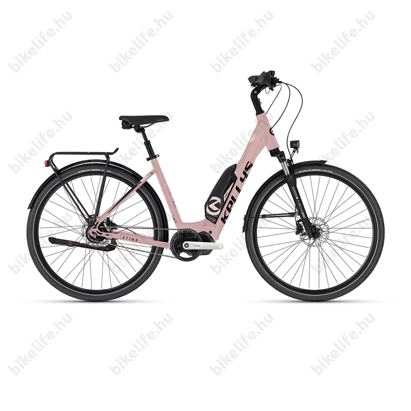 Kellys Estima 40 Rose Gold Grey Ebike/ Pedelec City 5 fokozatú Nexus agyváltó, 40Nm/630Wh Shimano Steps meghajtás, S