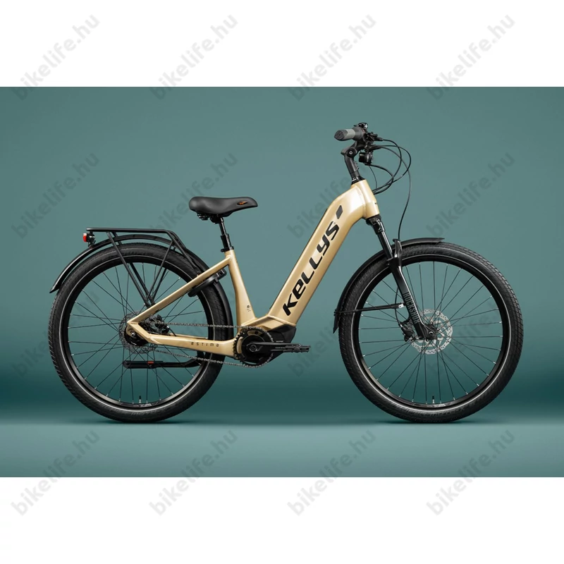 Kellys Estima 60 Gold Ebike/ Pedelec City 5 fokozatú Nexus agyváltó, 85Nm/725Wh Shimano Steps meghajtás, M