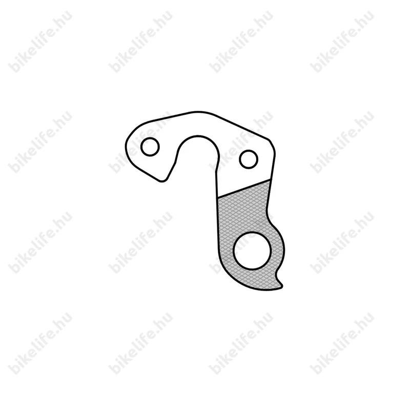 Váltótartó fül Union GH-212 alu bliszteres