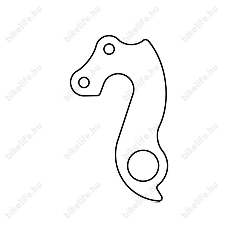 Union/Marwi GH-043 váltótartó fül vagy váltópapucs Merida, Focus, Fuji, Centurion, Kalkhoff kerékpárokhoz
