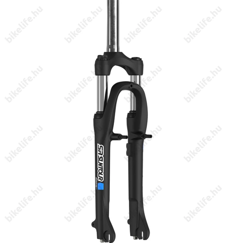 Suntour M3010 MTB teleszkóp 22,2x55x175mm-es menetes nyak, V-fékes, állítható előfeszítés, fekete