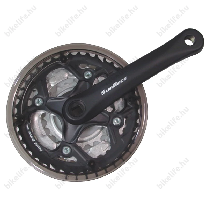 Sunrace FCM513 hajtómű gyerek kerékpárhoz 42/34/24-es fogszám,152mm-es,láncvédő